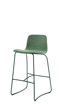 Stołek barowy Hips CAT A tapicerowany standard buk