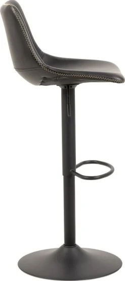 Stołek barowy Oregon high PU czarny