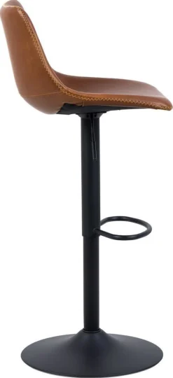 Stołek barowy Oregon high PU brandy hoker