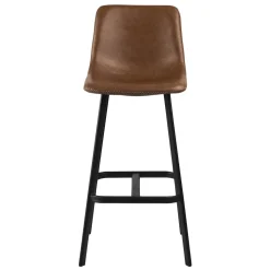 Stołek barowy Oregon PU brandy loftowy