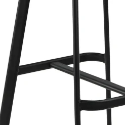 Stołek barowy Oregon PU czarny loftowy