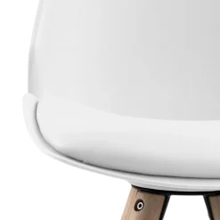 Stołek barowy Oslo biały high