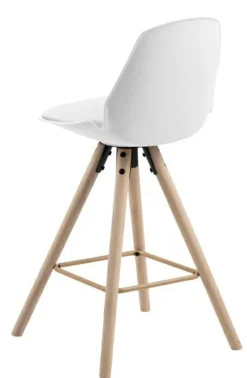Stołek barowy Oslo biały high