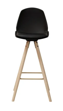 Stołek barowy Oslo czarny wood