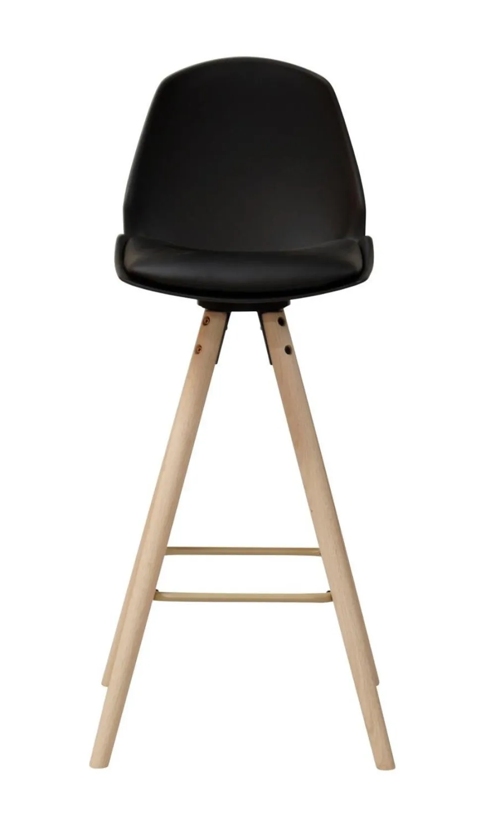 Stołek barowy Oslo czarny wood