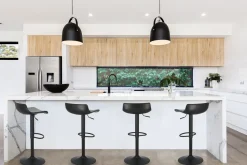 Stołek barowy Regulowany Bar One Tap Simplet czarny