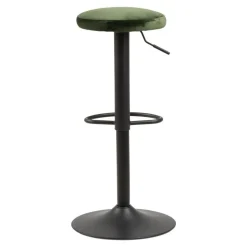 Stołek barowy Regulowany Finch VIC Forest green