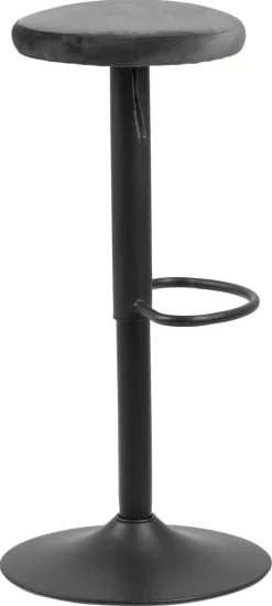 Stołek barowy Regulowany Finch VIC Dark grey