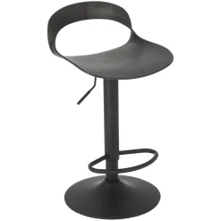 Stołek barowy Regulowany Nest Simplet czarny