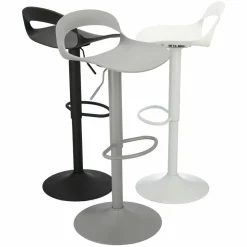 Stołek barowy Regulowany Nest Simplet czarny