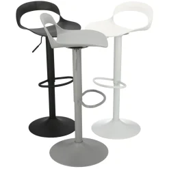 Stołek barowy Regulowany Nest Simplet czarny