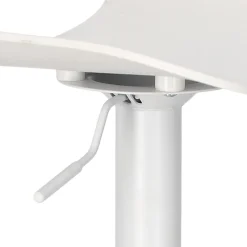 Stołek barowy Regulowany Nest Simplet biały