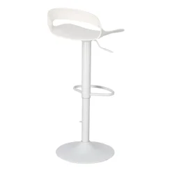 Stołek barowy Regulowany Nest Simplet biały