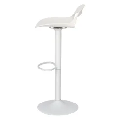 Stołek barowy Regulowany Nest Simplet biały