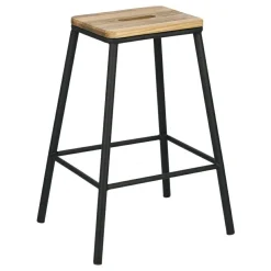 Stołek barowy Seattle Black skandynawski