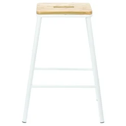 Stołek barowy Seattle White loftowy