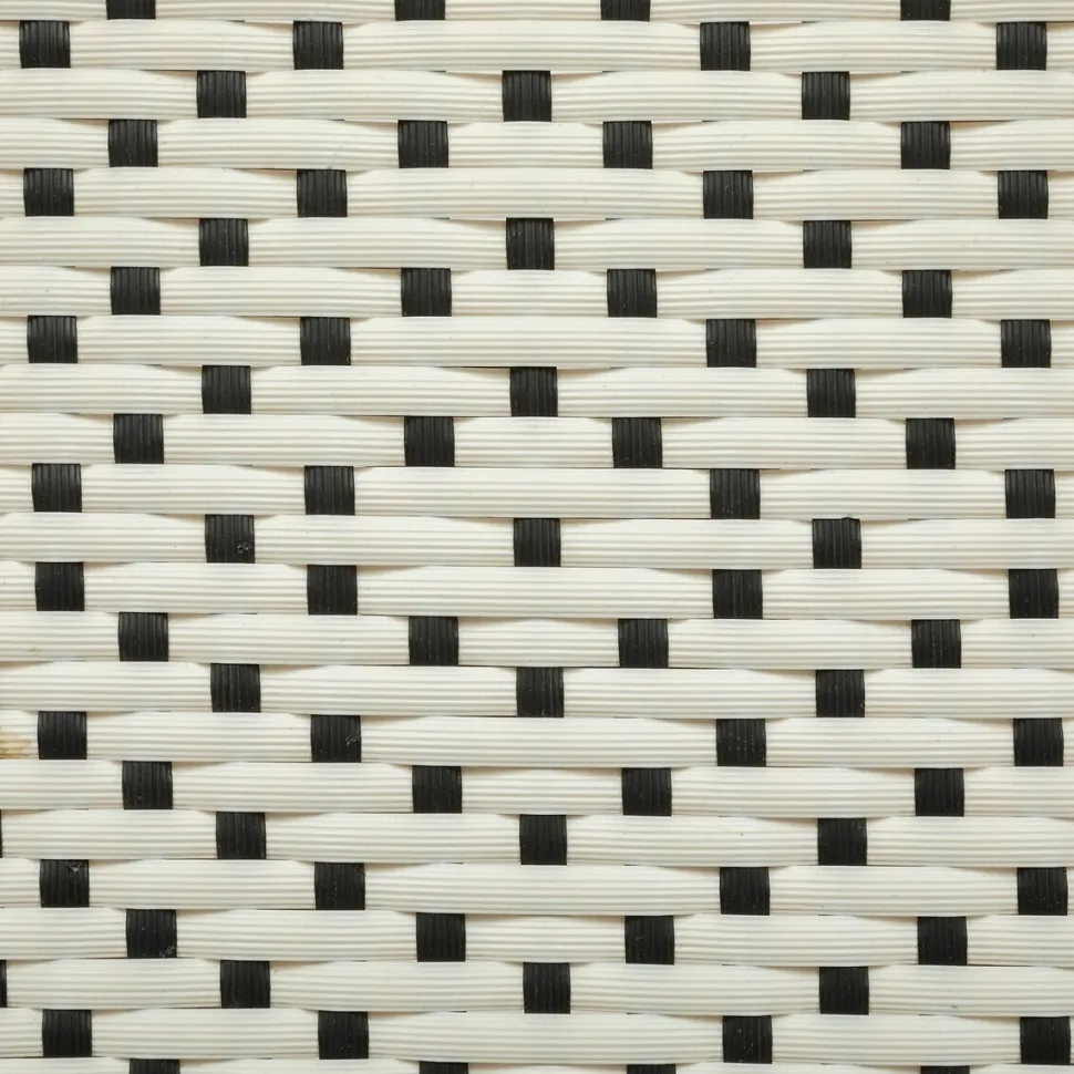 Stołek barowy Trecia biały/naturalny