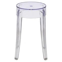 Stołek Duch 46 cm inspirowany Ghost transparentny