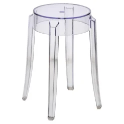 Stołek Duch 46 cm inspirowany Ghost transparentny