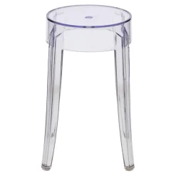 Stołek Duch 46 cm inspirowany Ghost transparentny