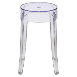 Stołek Duch 46 cm inspirowany Ghost transparentny