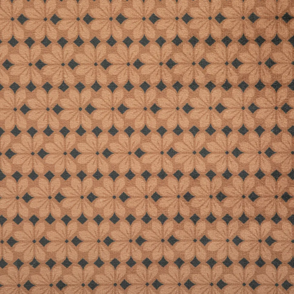 Stołek Jiling sześciokątny żółty