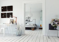 Stołek Paris czerwony inspirowany Tolix