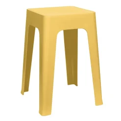 Stołek Spectra żółty z tworzywa
