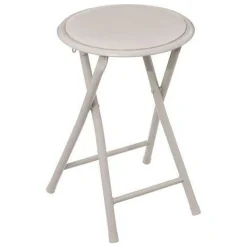 Stołek Yaiza składany beżowy