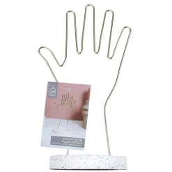 Stojak na biżuterię Arty złoty/ terrazzo