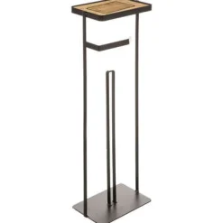 Stojak na papier toaletowy z półką