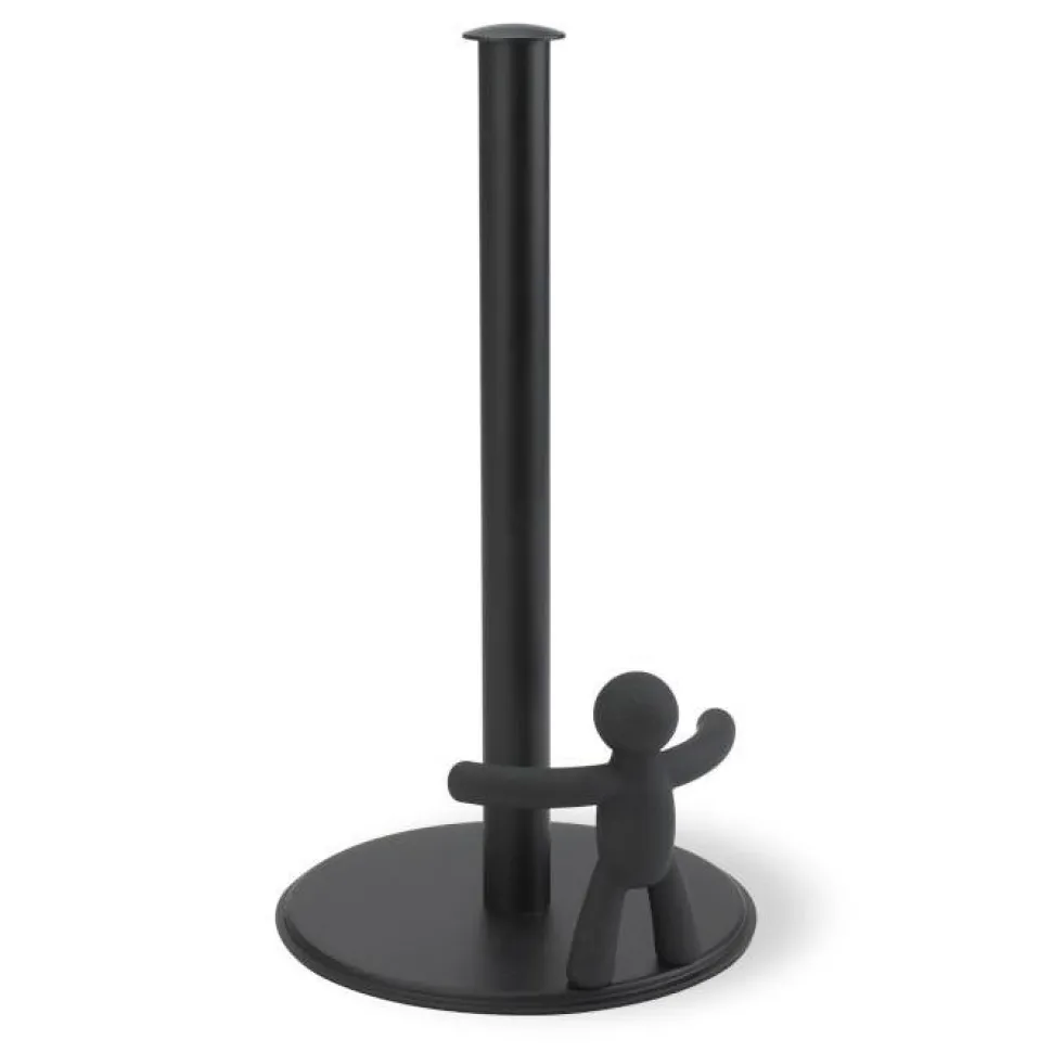 Stojak na ręczniki papierowe Buddy czarny