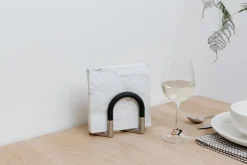 Stojak na serwetki Swivel czarny/nikiel