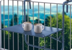 Stolik balkonowy Zola niebieski