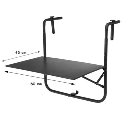 Stolik balkonowy Zola niebieski