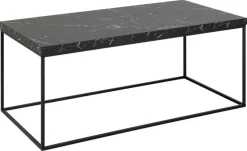 Stolik Barossa 110x55cm czarny marmur