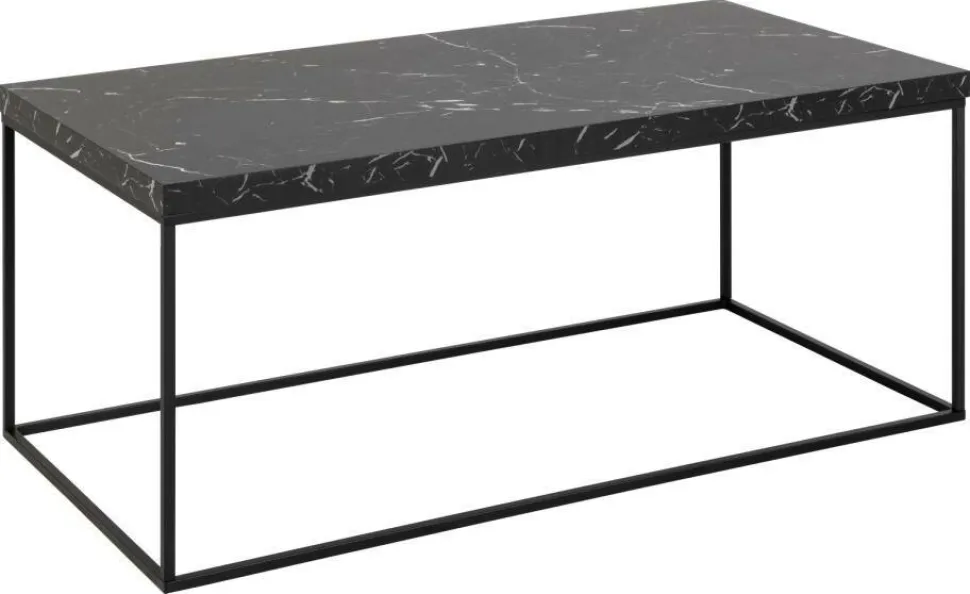 Stolik Barossa 110x55cm czarny marmur