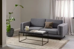 Stolik Barossa 110x55cm czarny marmur