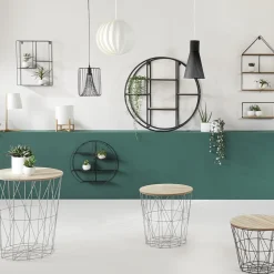 Stolik boczny Kumi naturalny/czarny