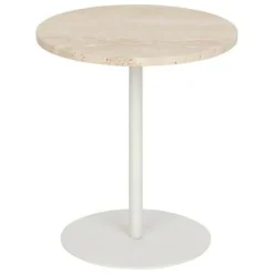 Stolik Celen trawertyn biały