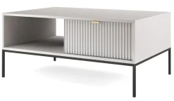 Stolik Delicious ryflowany szary