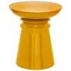 Stolik Jaya żółty metalowy