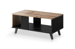 Stolik kawowy Adre dąb wotan/czarny