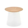 Stolik kawowy Alter S naturalny / biały