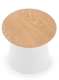 Stolik kawowy Alter S naturalny / biały