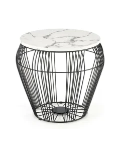 Stolik kawowy Arkada biały marmur/
