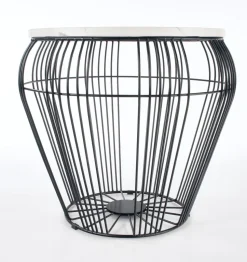 Stolik kawowy Arkada biały marmur/