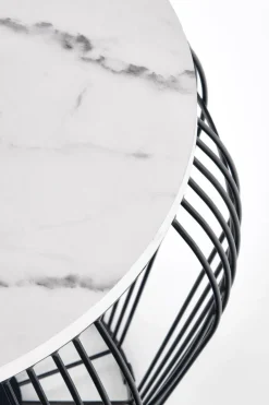 Stolik kawowy Arkada biały marmur/