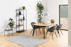 Stolik kawowy Avila niski czarny marmur