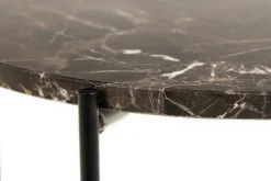 Stolik kawowy Avila wysoki brązowy